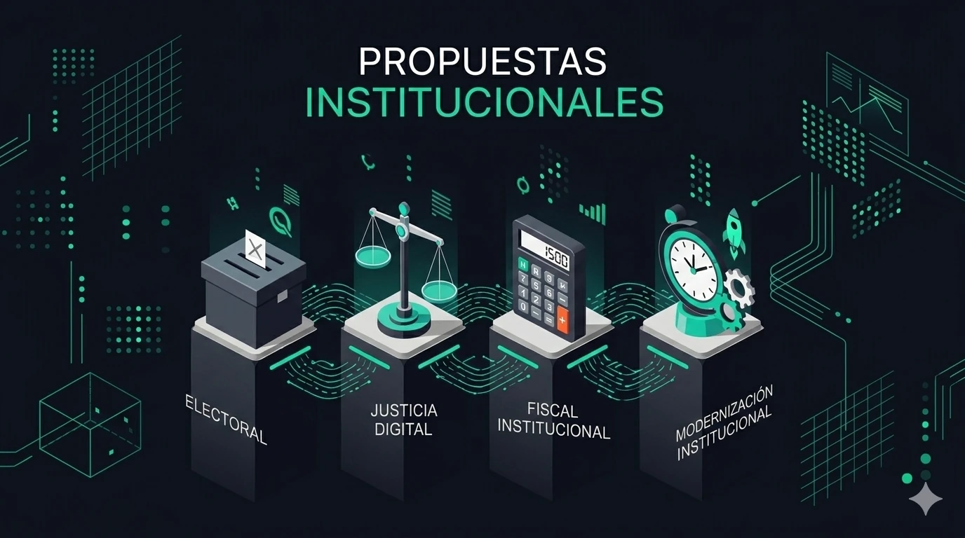 Infografía del módulo 03 sobre propuestas institucionales